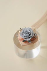 Leather heart shaped car mirror hanging