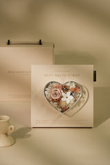 Heart shaped flower box