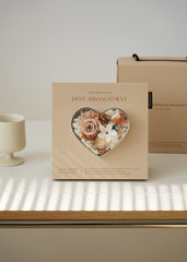 Heart shaped flower box