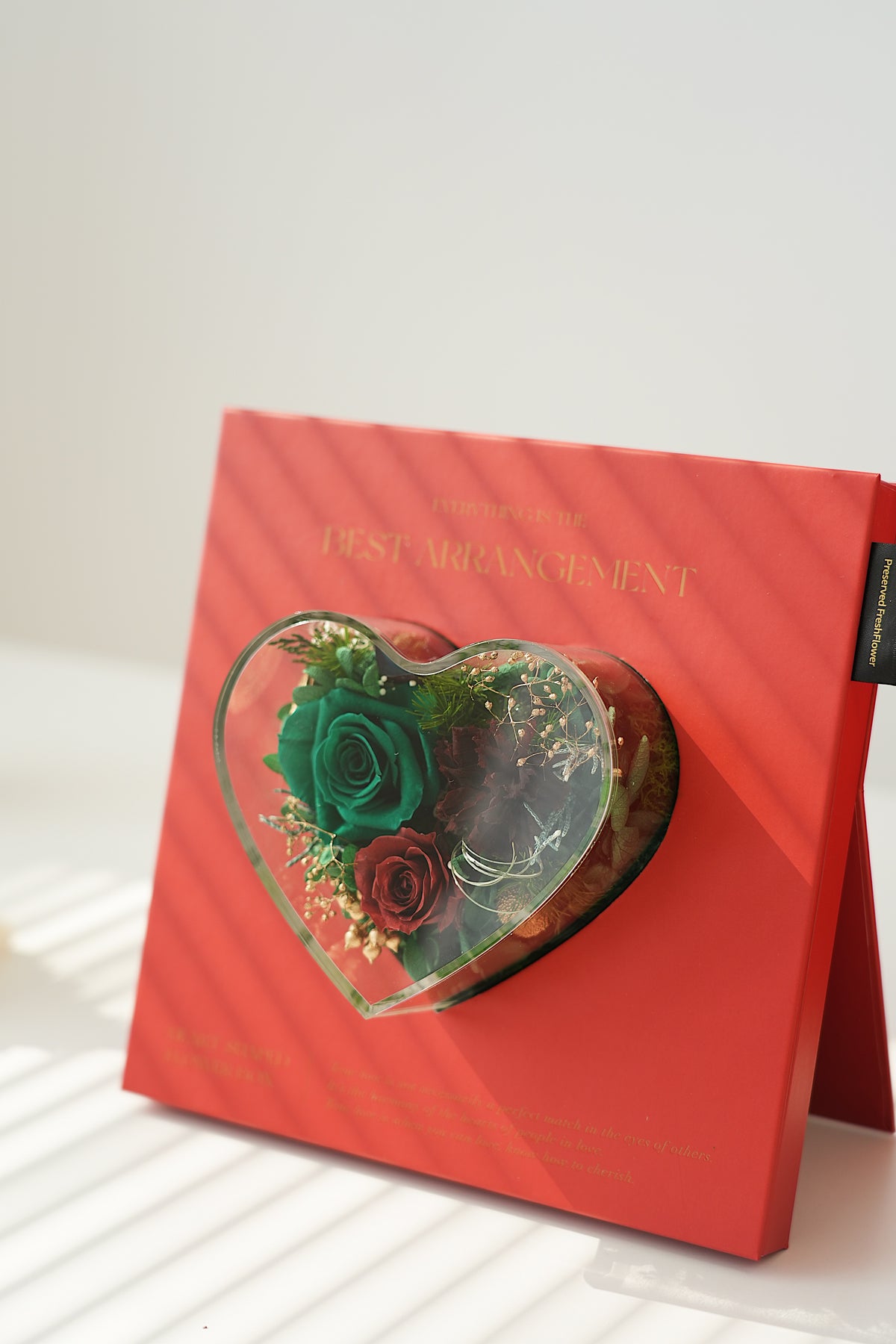 Heart shaped flower box